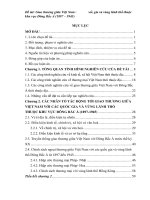 Đề tài Giao thương giữa Việt Nam với các quốc gia và vùng lãnh thổ thuộc khu vực Đông Bắc Á (1897 – 1945)