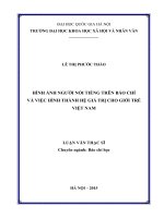 Hình ảnh người nổi tiếng trên báo chí và việc hình thành hệ giá trị cho giới trẻ việt nam 