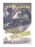 thế giới tối đen võ thị xuân hà