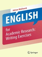 English for academic research writing exercises 