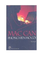 phóng viên mồ côi mạc can