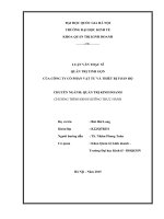 Quản trị tinh gọn của công ty cổ phần vật tư và thiết bị toàn bộ 