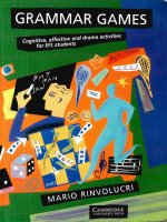 Grammar games cognitive, affective and drama activities for EFL students 