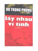 lấy nhau vì tình  vũ trọng phụng
