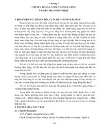 CHUYỂN hóa vật CHẤT, NĂNG LƢỢNG và điều hòa THÂN NHIỆT