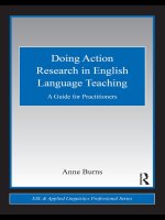 Doing action research in english language teaching a guide for practitioners 