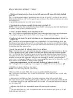 BỘ câu hỏi NHẬN ĐỊNH và tự LUẬN