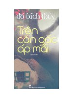 trên căn gác áp mái  đỗ bích thủy