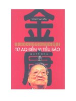 kim dung giữa đời tôi từ AQ đến vi tiểu bảo