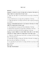 Luận văn thạc sĩ Thu hút và sử dụng vốn đầu tư trực tiếp nước ngoài của nhật bản ở việt nam