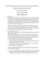 Phân tích môi trường và chiến lược kinh doanh của Ford Việt Nam