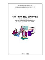 TẬP HUẤN TIỂU GIÁO VIÊN