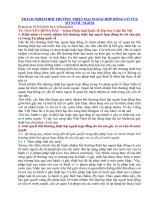 TRÁCH NHIỆM bồi THƯỜNG THIỆT hại NGOÀI hợp ĐỒNG có yếu tố nước