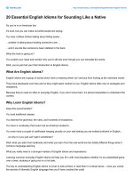 20 essential english idioms for sounding like a native 