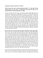 Thành tựu và hạn chế của quản lý nhà nước về kinh tế