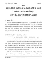 thực hành hóa học thực phẩm