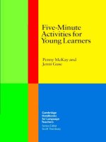 Five minute activities for young learners 