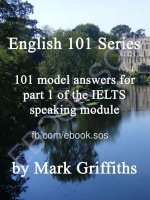 english 101 series 101 model answers for part 1 of the ielts speaking
