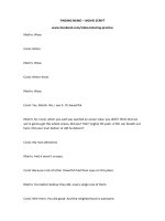 Finding nemo   movie script 