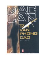 tấm ván phóng dao  của mạc can