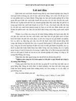 Nghiên cứu công tác kế toán quản trị chi phí và giá thành tại công ty xi măng hải phòng 