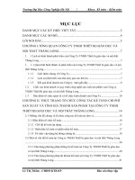 Báo cáo thực tập: THỰC TRẠNG TỔ CHỨC CÔNG TÁC KẾ TOÁN CHI PHÍ SẢN XUẤT VÀ TÍNH GIÁ THÀNH SẢN PHẨM TẠI CÔNG TY TNHH THIẾT BỊ GIÁO DỤC VÀ NỘI THẤT THĂNG LONG