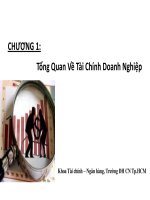 Bài giảng tài chính doanh nghiệp   chương 1  tổng quan về tài chính doanh nghiệp (đh công nghiệp TP  HCM)