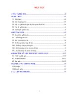 SKKN tổ chức thực hiện công tác đổi mới kiểm tra đánh giá nhằm nâng cao chất lượng bộ môn địa lí khối 9 trường THCS thị trấn dương minh châu