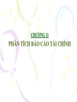 Bài giảng tài chính doanh nghiệp   chương 11  phân tích báo cáo tài chính (đh công nghiệp TP  HCM)