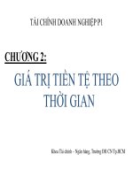 Bài giảng tài chính doanh nghiệp   chương 2  giá trị tiền tệ theo thời gian (đh công nghiệp TP  HCM)