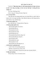 SKKN biện pháp nâng cao chất lượng giảng dạy bài tập rèn luyện tư thế và kỹ năng vận động cơ bản cho học sinh lớp 3 trường tiểu học thuận an 