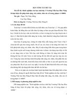 SKKN kinh nghiệm rèn học sinh lớp 3 trường tiểu học bàu năng b thực hiện tốt phép tính cộng, trừ, nhân, chia các số trong phạm vi 10000 