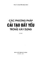 Ebook cải tạo đất yếu trong xây dựng  phần 1