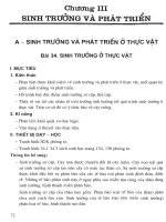 Thiết kế bài giảng sinh học 11 nâng cao  phần 2