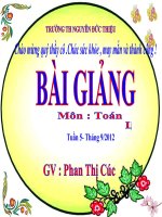 bài giảng toán lớp 5 đề ca mét vuông héc ta met cuông
