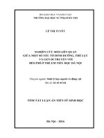 Nghiên cứu mối liên quan giữa một số yếu tố dinh dưỡng, thể lực và gen di truyền với béo phì ở trẻ em tiểu học Hà Nội