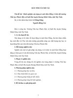 SKKN kinh nghiệm xây dựng tủ sách kim đồng ở liên đội trường tiểu học phước hội, xã suối đá, huyện dương minh châu, tỉnh tây ninh