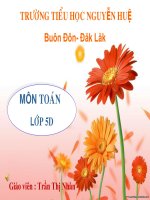 bài giảng toán lớp 5 chia một số thập phân cho một số thập phân