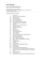 Ion exchangersPhương pháp trao đổi ion