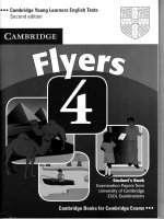 flyers 4  student book  cambridge young learner english test