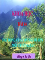 bài giảng khoa học lớp 5 bài 66 tác động của con người đến môi trường đất