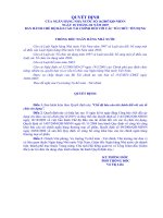 QD16 2007 chế độ báo cáo tài chính đối với tổ chức tín dụng