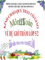 bài giảng toán lớp 5 ôn tập vè số thập phân