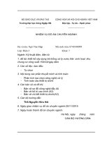 Đồ án: thiết kế xây dựng hệ thống sử lý nước thải  sinh hoạt  khu chung cư công suất 150m3ngày đêm