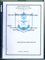 Xây dựng bài giảng điện tử học phần khai thác vận tải container