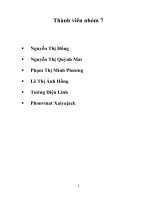 Bài tập lớn: phân tích Thực trạng tài chính của BIC thông qua các chỉ tiêu