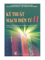 Ebook kỹ thuật mạch điện tử II  phần 1