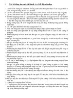 250 câu lý thuyết vi mô 2 và bài tập hay có lời giải