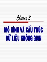 Mô hình và cấu trúc dữ liệu không gian