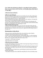 Đề cương có đáp án môn kỹ thuật an toàn môi trường